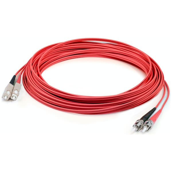 Add-On This Is A 10M Sc (Male) To St (Male) Yellow Duplex Riser-Rated Fiber ADD-ST-SC-10M9SMF - main